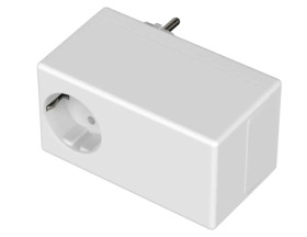 ABS/PC enclosure, (L x W x H) 120 x 65 x 66 mm, white (RAL 9016), IP20, 43435509
