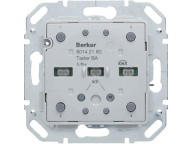 KNX e/s B.x Moduł przycisku 2-kr z portem magistrali diodami LED RGB i czujnikiem temperatury 80142180 HAGER