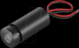 70100013 Dot laser module, red, 650 nm, 3 VDC, 11x25 mm, class 3B
