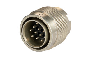 Złącze wielostykowe przemysłowe 12-pinowe Montaż na kablu Wtyczka Souriau Sunbank by Eaton