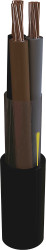 Kabel zasilający 3 Core LSZH Sheath Czarny 9.5mm od , 0,6/1 kV