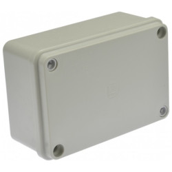 Skrzynka hermetyczna IP65 Puszka instalacyjna 120x80x50mm bezhalogenowa szara S-BOX 216