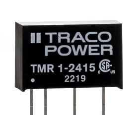Przetwornica DC-DC, 1W, Uwe 18 → 36 V DC, Uwy 24V dc, Iwy 42mA, TRACOPOWER