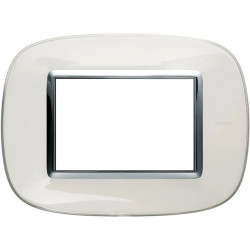 AXOLUTE Ramka owalna 3-modułowa biała HB4803DB