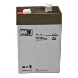 Akumulator 6V-5Ah AGM MWS Żelowy, MWS 5-6