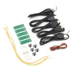 Flexible LED Noodle Filaments USB Lamp Kit 5 Pack