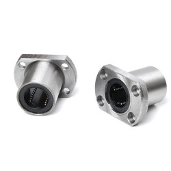 LMH12UU 12x21x30 mm Linear Bearing with Two-Side-Rounded Flange - RepRap 3D CNC
