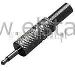 Jack 2,5 wtyk mono metal