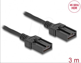 87904 HDMI automotive cable, HDMI-E male > male, 3 m, 4K 60 Hz