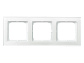 SONATA PRESTIGE Ramka 3 potrójna szklana 6 mm szkło białe R-3RG/31 OSPEL