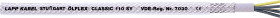 LAPP 1125107/100 Przewód sterowniczy ÖLFLEX® CLASSIC 110 SY, 7 G 0.75 mm², 100 m