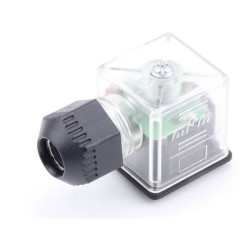 Molex 1212070358 Mpm Din Valve Connector 2 Pole Ground 24v Led