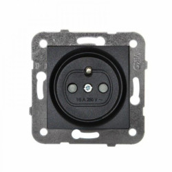 NOVELLA Gniazdo poj. z/u z przesłonami czarne 92105545