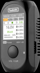 TK11800 Charger for rechargeable battery packs M4 Pocket, for 1 - 4s, ma