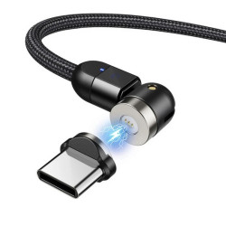 MCE475 Magnetyczny kabel USB z adapterem USB typu C Funkcja szybkiego ładowania 2 m