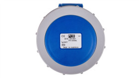 Gniazdo Przenośne 32A 4P 230V Niebieskie Ip67 Turbo Shark 2242-9Tt