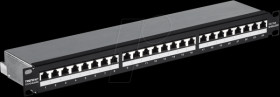 TC-P24C6AS Patchpanel, 24-Port, Cat.6a, 1 HE