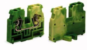 Złączka 2-przewodowa końcowa 2,5mm2 żółto-zielona 869-307 /100szt./