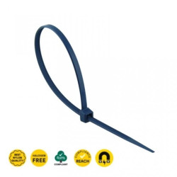 Nylonowa opaska detekcyjna DCCT 4,8x370mm (niebieska), opak. 100 szt.