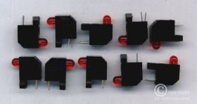 5mm CZERWONA DIODA LED W OBUDOWIE (10 SZTUK) (LED05ROB)