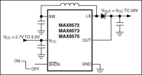 High-Efficiency LCD Boost with True Shutdown