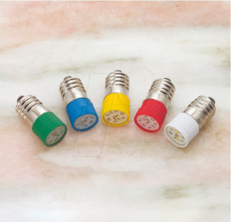 70113306 LED lamp E10 4Chips red 24 - 28 V