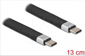 86940 Sync and charging cable, USB 2.0 C -&amp;gt; USB-C, 13 cm, flat