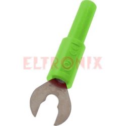 WTYK WIDEŁKOWY-GNIAZDO BANANOWE 4MM ADA3034-GN ZIELONY