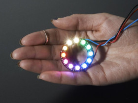 Adafruit NeoPixel Ring - 12 x 5050 RGBW LEDs w/ Integrated Drivers