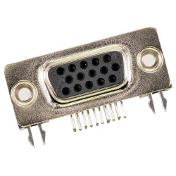 Molex 1731130133 D-sub Plug 15-pin Soldering Gold Plated Right-angle