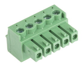 Klucz polaryzacyjny 5 -pinowe raster 3.81mm Przewlekany Żeński RS PRO