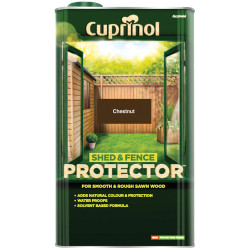 Cuprinol 5095349 Shed &amp; Fence Protector Chestnut 5 litre