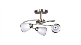 Lampa Sufitowa Stylowa Na E14 Do Sypialni Plato K-Jsl-6059/3 Ab Kaja Lighting