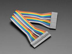 Adafruit 2.54mm 0.1" Pitch 20-pin Jumper Cable - 20cm long