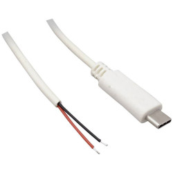 TruComponents 240963 USB C 3.1 plug with an open end USB C 3.1