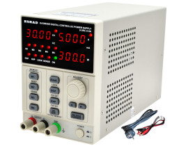Zasilacz laboratoryjny serwisowy KORAD KA3005DE 30V5A, PAMIĘĆ x5, OCP OVP