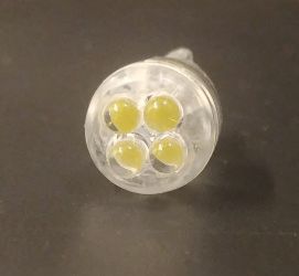 Żarówka LEDOWA 12V R10/T10/W5W biała 4 diody DPI