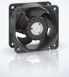 DC axial fan, 24 V, 60 x 60 x 25 mm, 56 m³/h, 43 dB, ball bearing, ebm-papst 624/2 HH