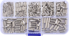 Wire end ferrules kit, uninsulated, 500 pieces, 22C484