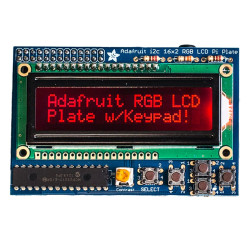 Adafruit RGB Negative 16 x 2 LCD+Keypad Kit for Raspberry Pi [Discontinued]
