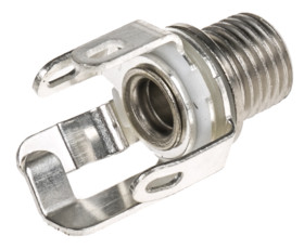 Złącze Jack 2,5 mm Żeński Mono Montaż na płytce drukowanej