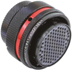 Złącze wielostykowe przemysłowe 100-pinowe Montaż na kablu Wtyczka Souriau Sunbank by Eaton