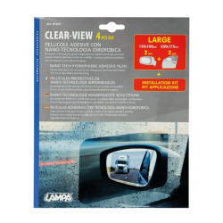 Folia hydrofobowa do lusterek L (*) ZESTAW 2+2 Rozmiar L