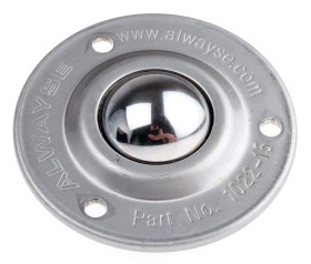 Kulowy zespół toczny Kołnierz z 3 otworami 32mm ALWAYSE Stal nierdzewna