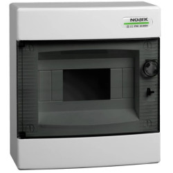 Rozdzielnica modułowa 1x8 natynkowa IP40 drzwi przeźroczyste PNS