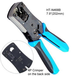 HT-N468B zaciskarka wtyków modularnych RJ11, RJ12, RJ45