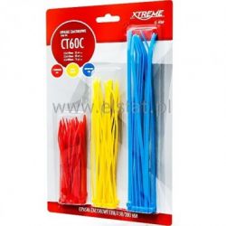 Opaski zacisk. zestaw kolorowe 2,5/3,5 CT60C