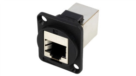 Łącznik Ft Rj45 8P8c Kat 5E Ekranowane 19X24mm Plastik Cp30220s