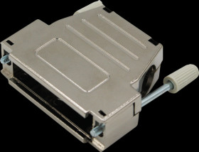 MHDSSK-M-25-L-K D-Sub cap, 25-pin, angled/straight, metal., size B