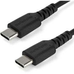 StarTech.com RUSB2CC1MB 1m USB C Charging Cable - Durable Fast Charge &amp; Sync US